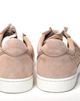 Antoinette Rose Gold Embellished Sneakers