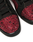 Red Black Louis Junior Spikes  Sneaker Shoes