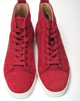 Loubi Red Version Navy Louis Strass Flat Shoes