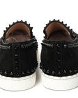 Black Pik Boat Flat Veau Shoes