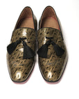 Black/Gold Officialito Flat Shoes
