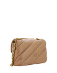 Elegant Quilted Calf Leather Shoulder Bag