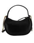 Elegant Half Moon Leather Shoulder Bag