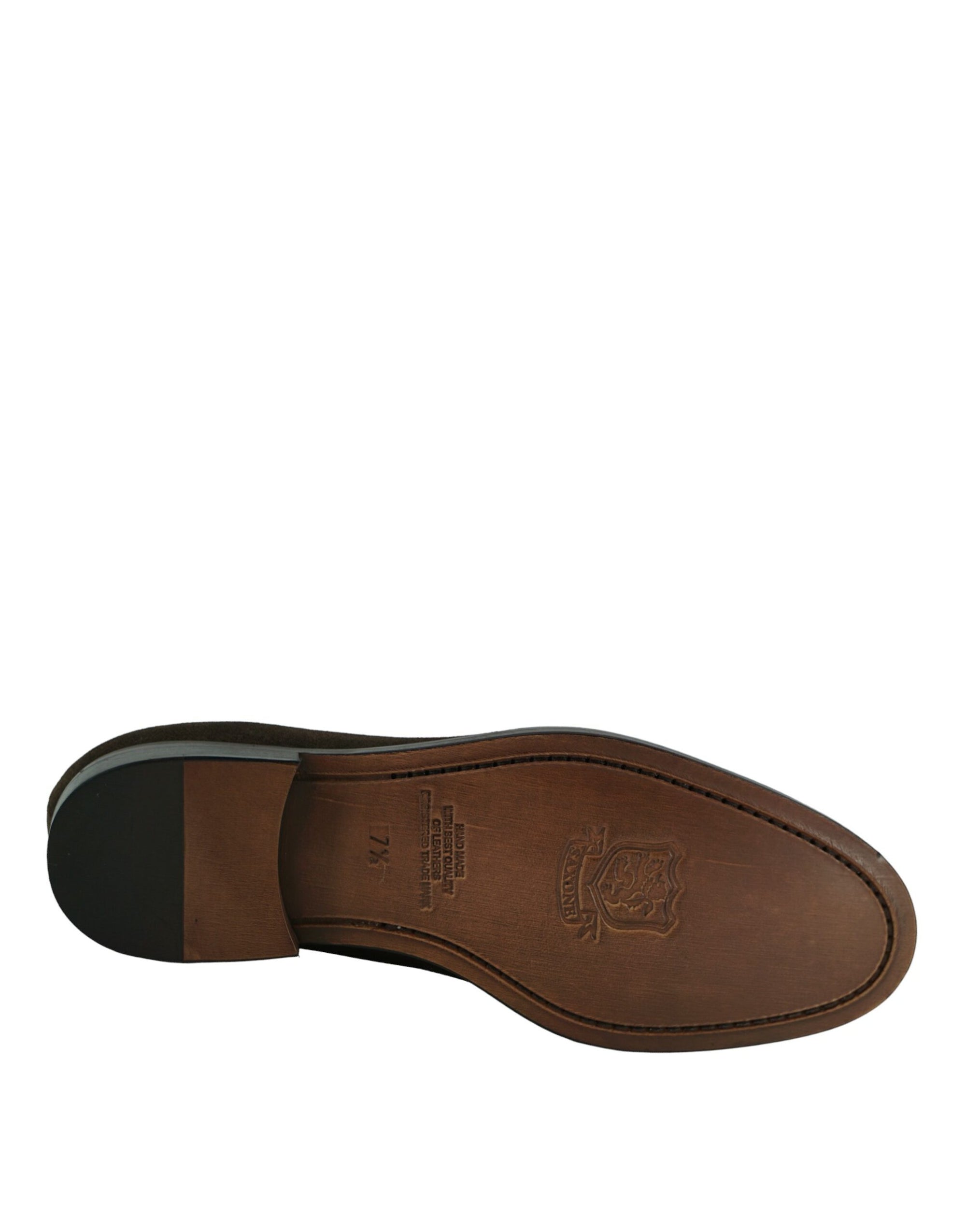 Elegant Brown Calf Leather Men&#39;s Loafers