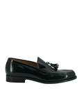 Elegant Black Calf Leather Loafers - Men's Classic Footwear