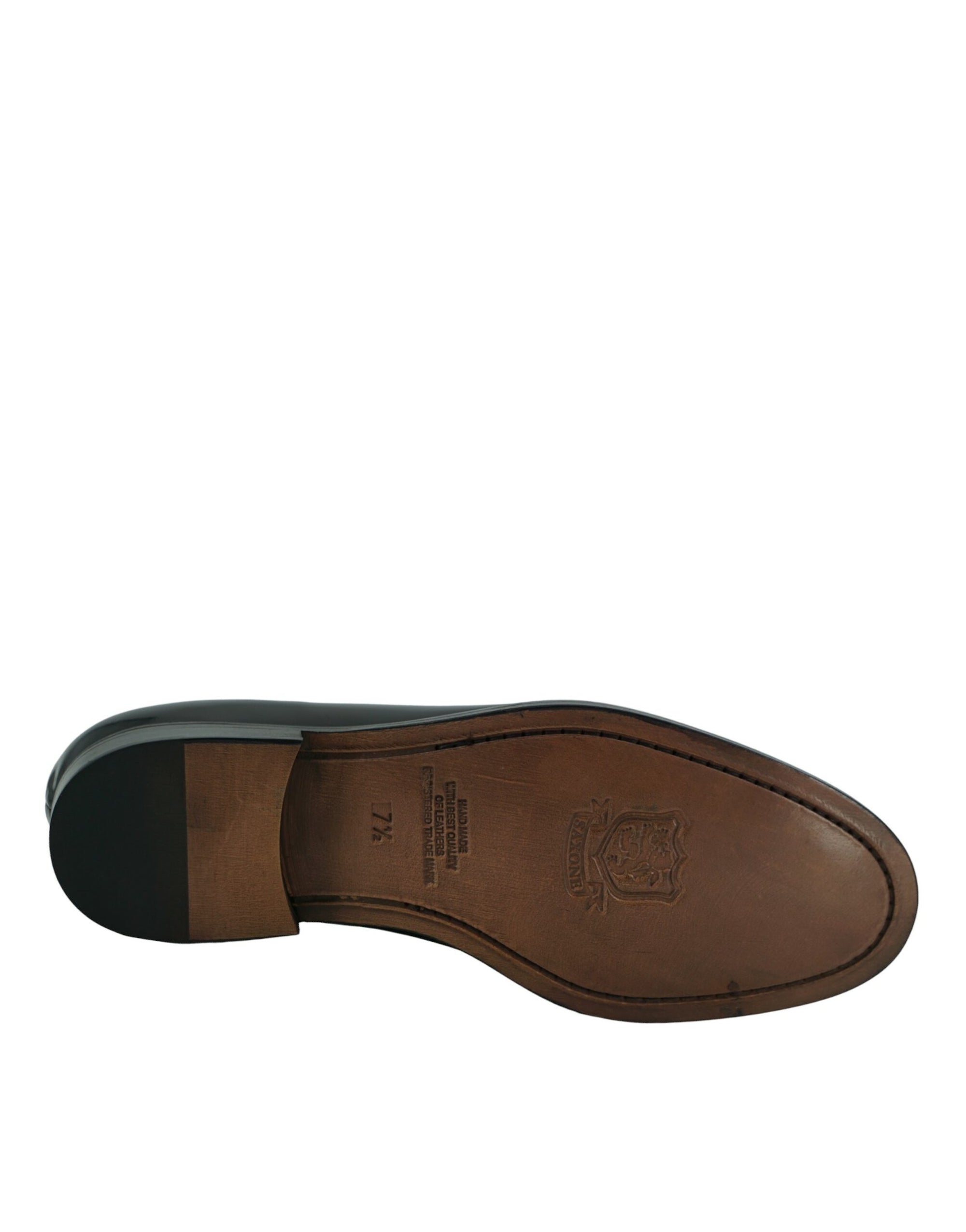 Elegant Black Calf Leather Loafers - Men&#39;s Classic Footwear