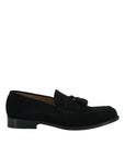 Sophisticated Dark Blue Calf Leather Loafers