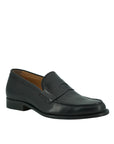 Elegant Black Calf Leather Loafers for Men