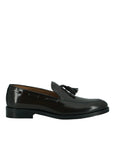 Elegant Dark Brown Calf Leather Loafers