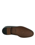 Elegant Dark Brown Calf Leather Loafers