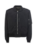 Timeless Black Bomber Jacket