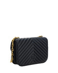 Elegant Black Quilted Leather Shoulder Bag