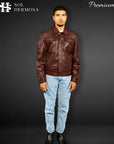 Men's Leather Jacket - Faraz