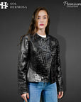 Women's Genuine Leather Jacket - Hestia