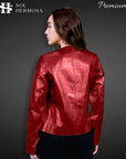 Women's Genuine Leather Jacket - Hestia