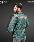 Men's Snake Leather Jacket - Hermes