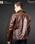 Men's Crocodile Leather Jacket - Hermes
