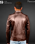 Classic Leather Jacket For Men - Hermes