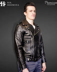 Men's Leather Jacket - Hermes