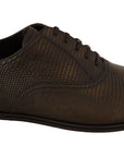 Elegant Shiny Leather Oxford Shoes