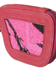 Elegant Pink Fabric Coin Wallet
