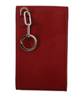 Red Leather Universal Phone Pocket Case