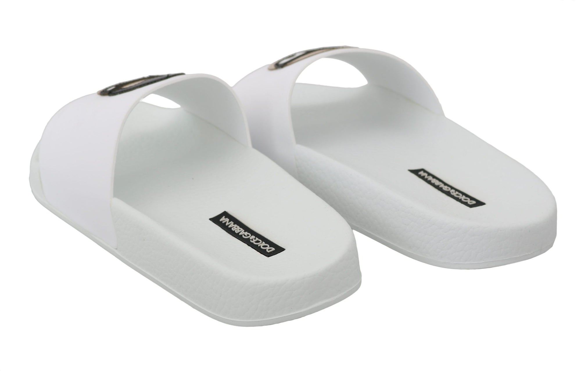 Chic White Slide Sandals - Luxury Summer Footwear