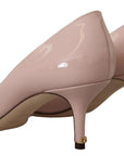 Elegant Patent Leather Heels in Pink