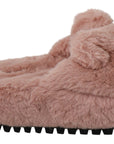 Chic Pink Bear House Slippers by D&G