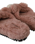 Chic Pink Bear House Slippers by D&G