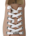 Powder Pink Nappa Leather Sneakers