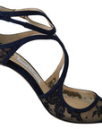 Navy Lancer Leather Pumps Elegance Unleashed