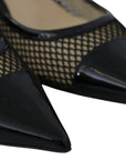 Chic Patent Mesh Pointed Pumps