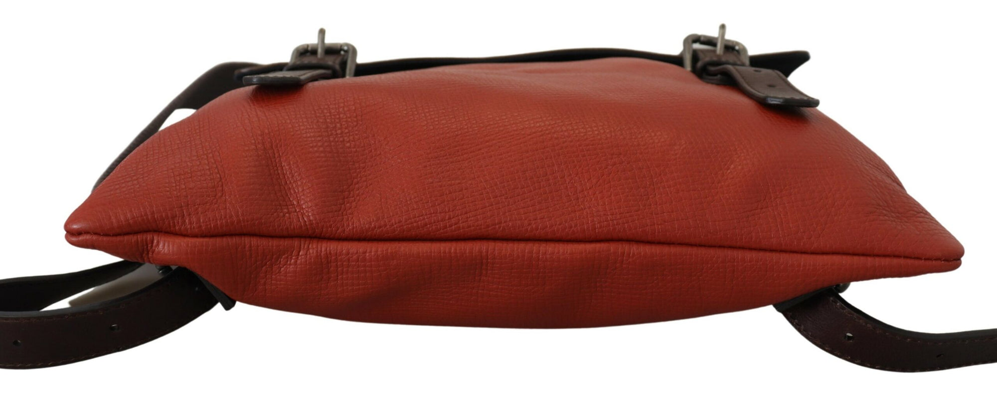 Elegant Calfskin Leather Backpack in Orange