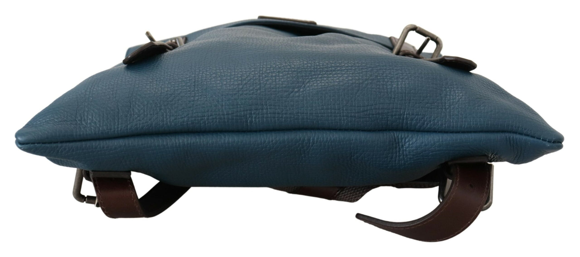 Elegant Blue Leather Backpack Bag