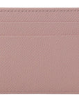 Chic Pink Leather Cardholder with Exclusive Print
