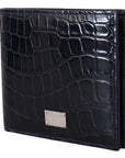 Elegant Exotic Leather Bifold Wallet