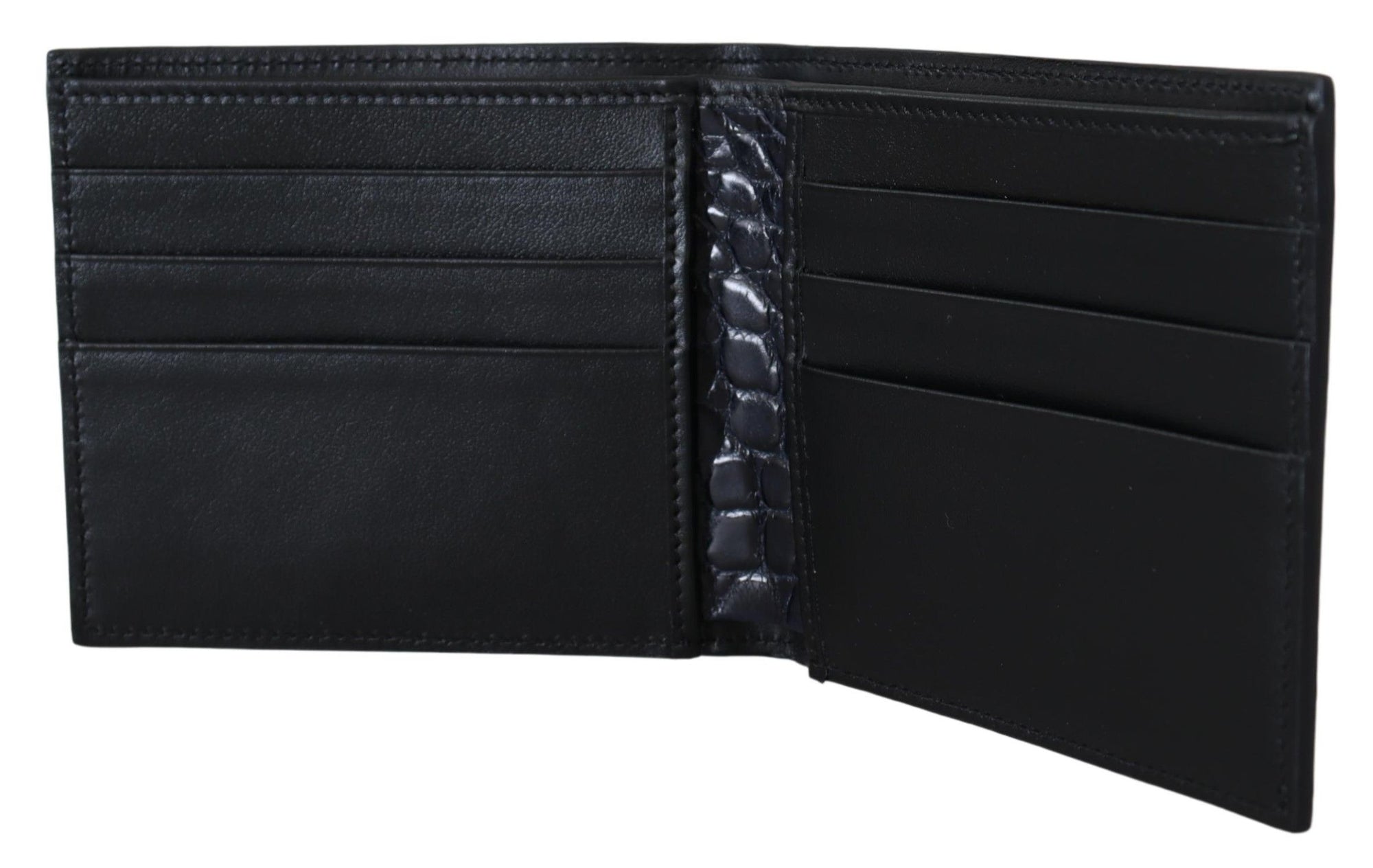 Elegant Exotic Leather Bifold Wallet
