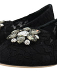 Elegant Floral Lace Flat Vally Shoes