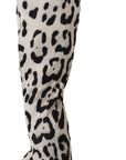 Chic Leopard High-Heel Over-Knee Boots