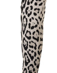 Chic Leopard High-Heel Over-Knee Boots