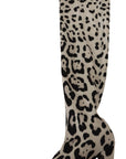 Chic Leopard High-Heel Over-Knee Boots