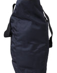 Elegant Blue Nylon Tote Bag