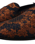 Elegant Floral Slip-On Loafers