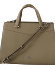Enchanting Sage Green Leather Tote