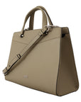 Enchanting Sage Green Leather Tote