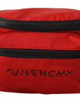 Elegant Red Large Bum Belt Bag
