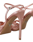 Elegant Pink Stiletto Heel Sandals