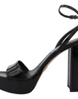 Elevate Your Elegance with Glossy Black Heels