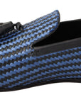 Elegant Woven Leather Loafers